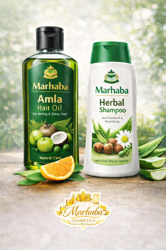 Marhaba Herbal Hair Care Strong Shiny and Naturally Beautiful Hair