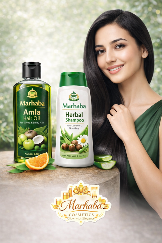 Marhaba Herbal Hair Care Strong Shiny and Naturally Beautiful Hair